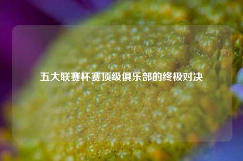 五大联赛杯赛顶级俱乐部的终极对决